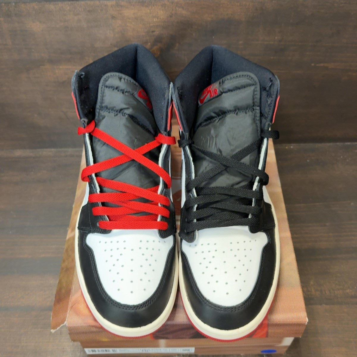Jordan 1 Retro High OG Black Toe Reimagined - Image 3