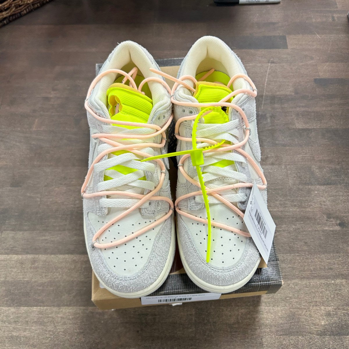 Nike Dunk Low Off-White Lot 12 - Image 2