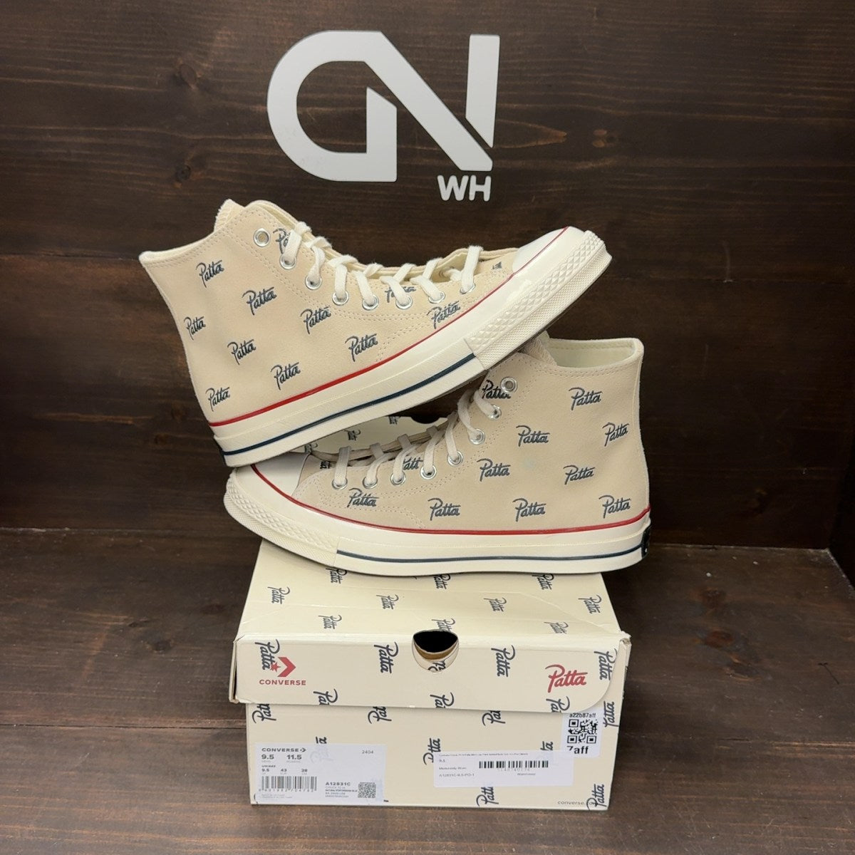 Converse Chuck 70 Hi Patta Mini Logo Pack Natural Ivory Size 9.5 (Pre-Owned) - Image 1