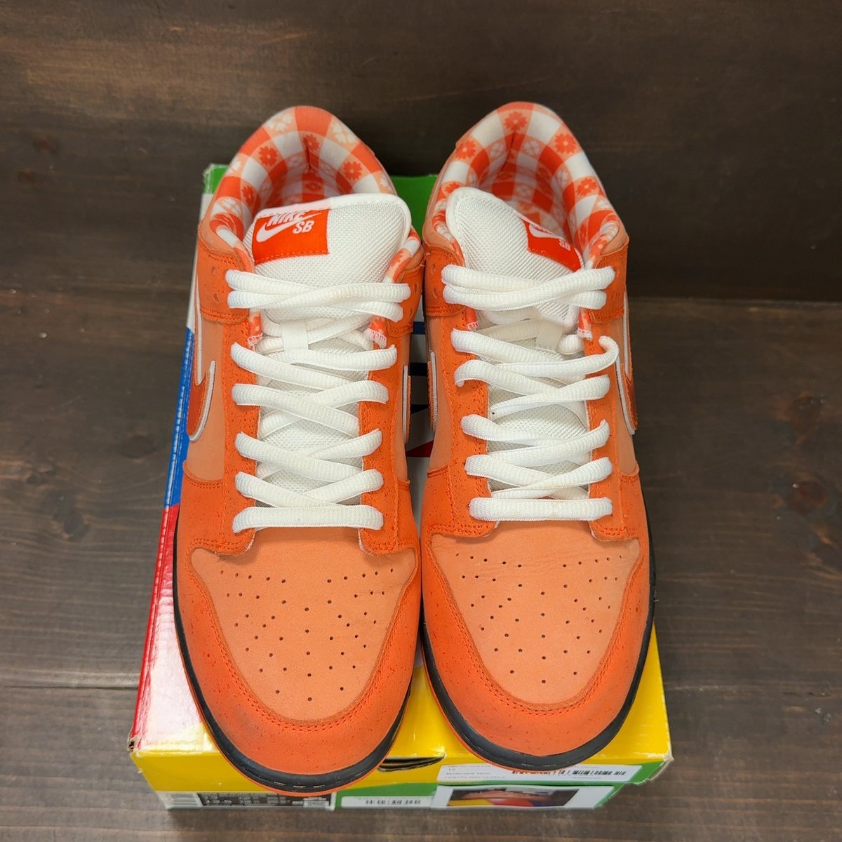 Nike SB Dunk Low Concepts Orange Lobster Size 12 (Pre-Owned) - tag