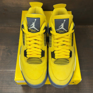 Jordan 4 Retro Lightning (2021) Size 9 (Pre-Owned) - tag