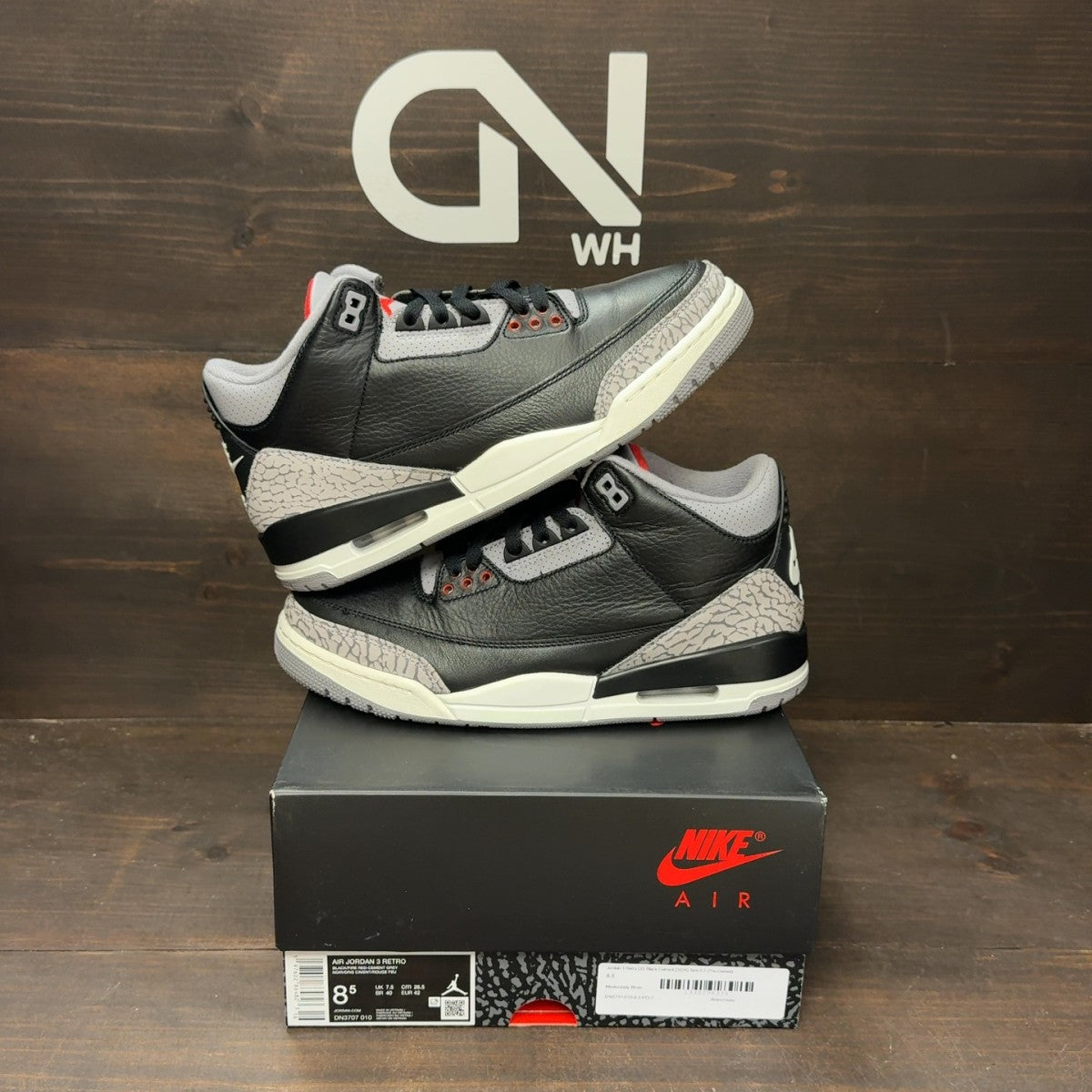Jordan 3 Retro OG Black Cement (2024) - Image 1