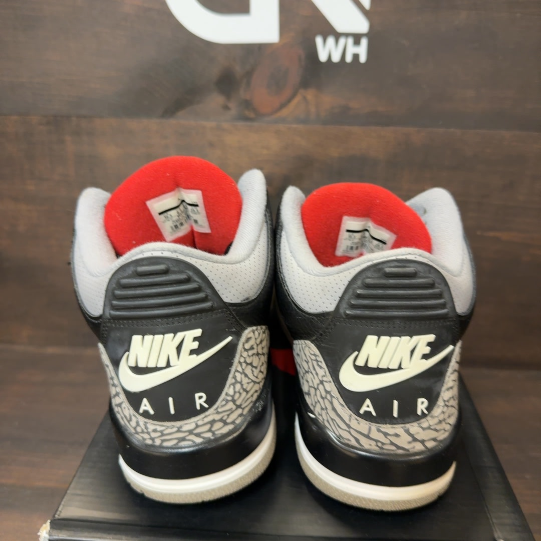 Jordan 3 Retro Black Cement (2018) Size 10.5 (Pre-Owned) - Image 5