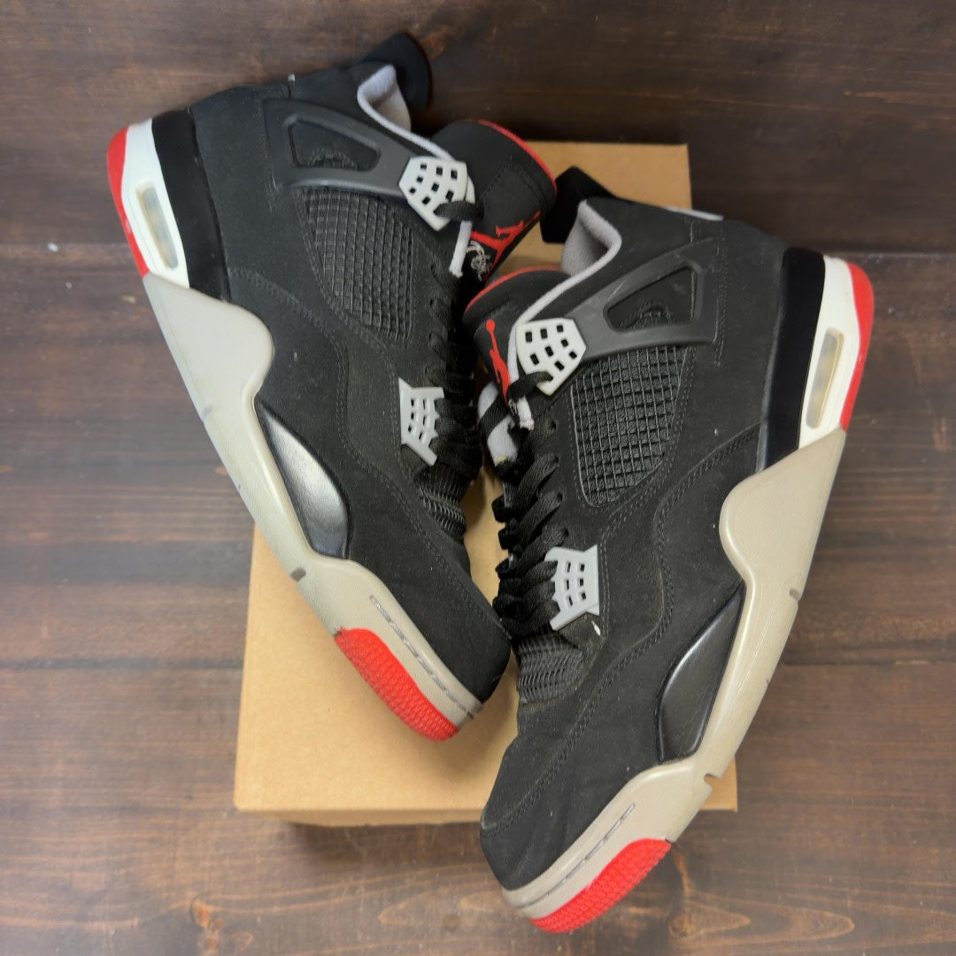 Jordan 4 Retro Bred (2019) Size 13 (Pre-Owned) - Image 2