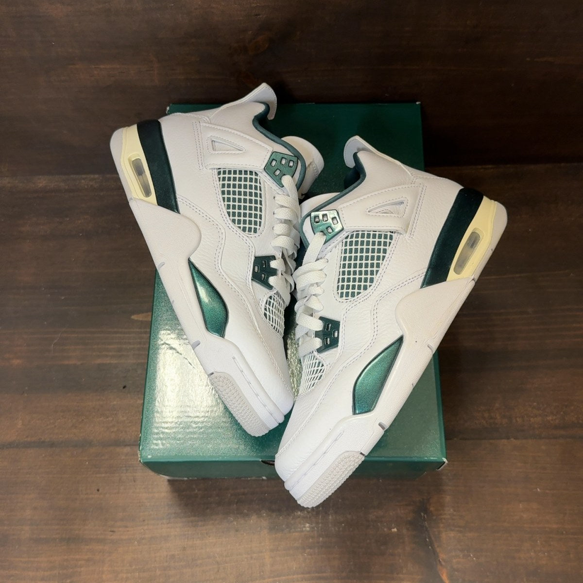 Jordan 4 Retro Oxidized Green (GS) Size 6Y (Pre-Owned)