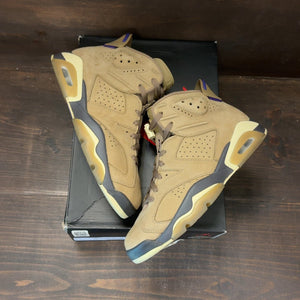 Jordan 6 Retro Gore-Tex Brown Kelp (Women's) Size 10.5W (Pre-Owned) - back