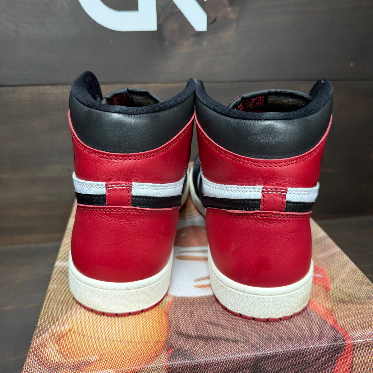 Jordan 1 Retro High OG Black Toe Reimagined - Image 3