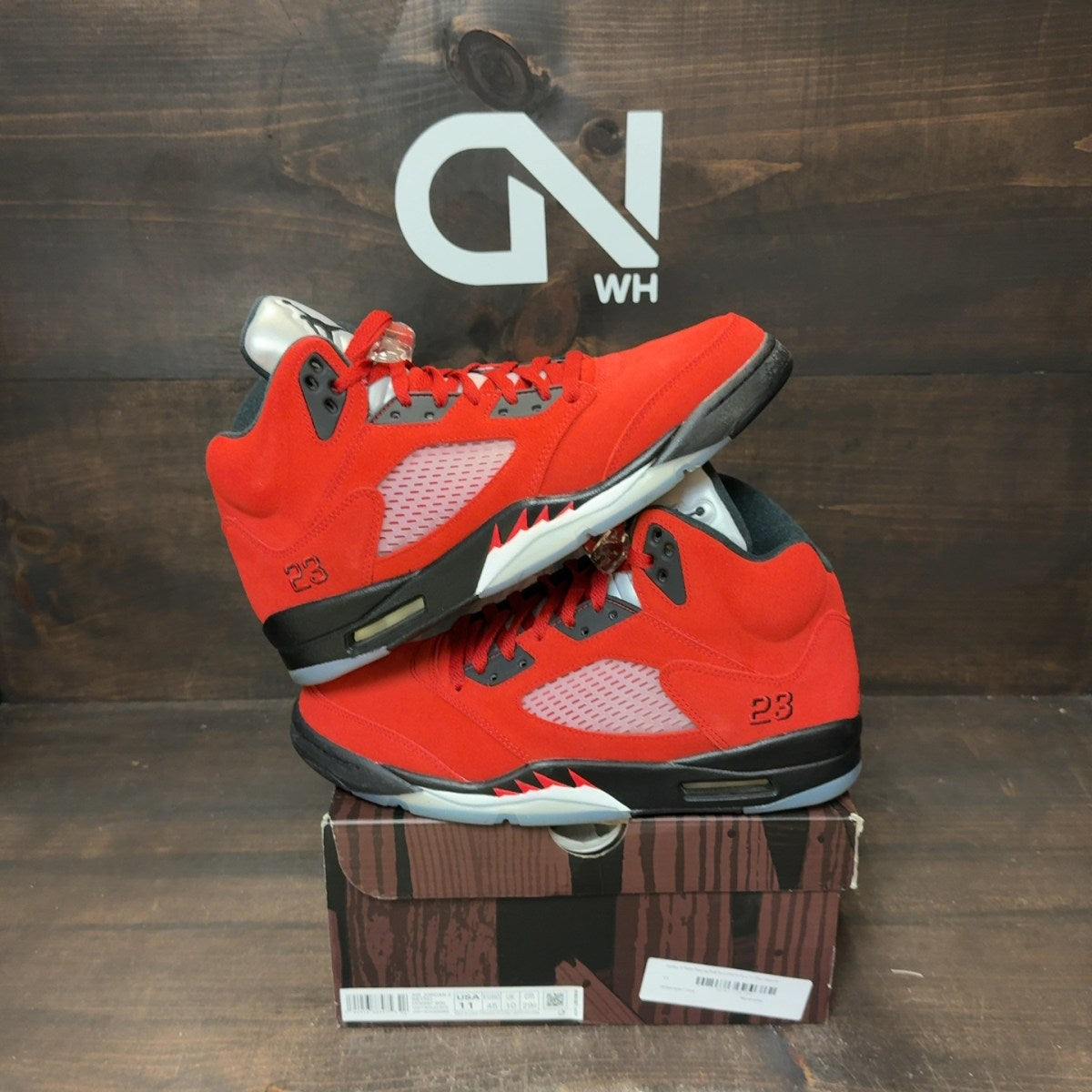Jordan 5 Retro Raging Bull Red (2021) - Image 1