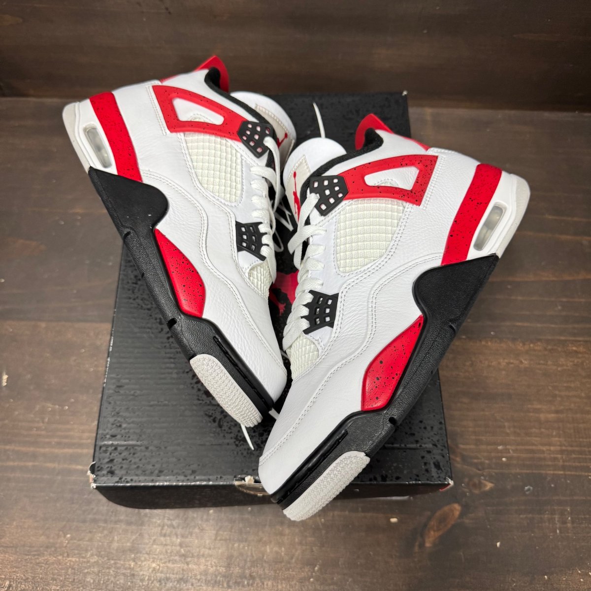 Jordan 4 Retro Red Cement Size 8 (Pre-Owned) - back