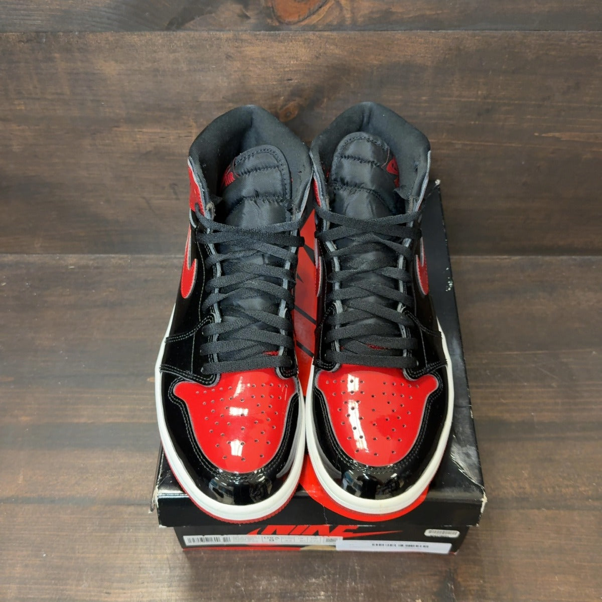 Jordan 1 Retro High OG Patent Bred - Image 3