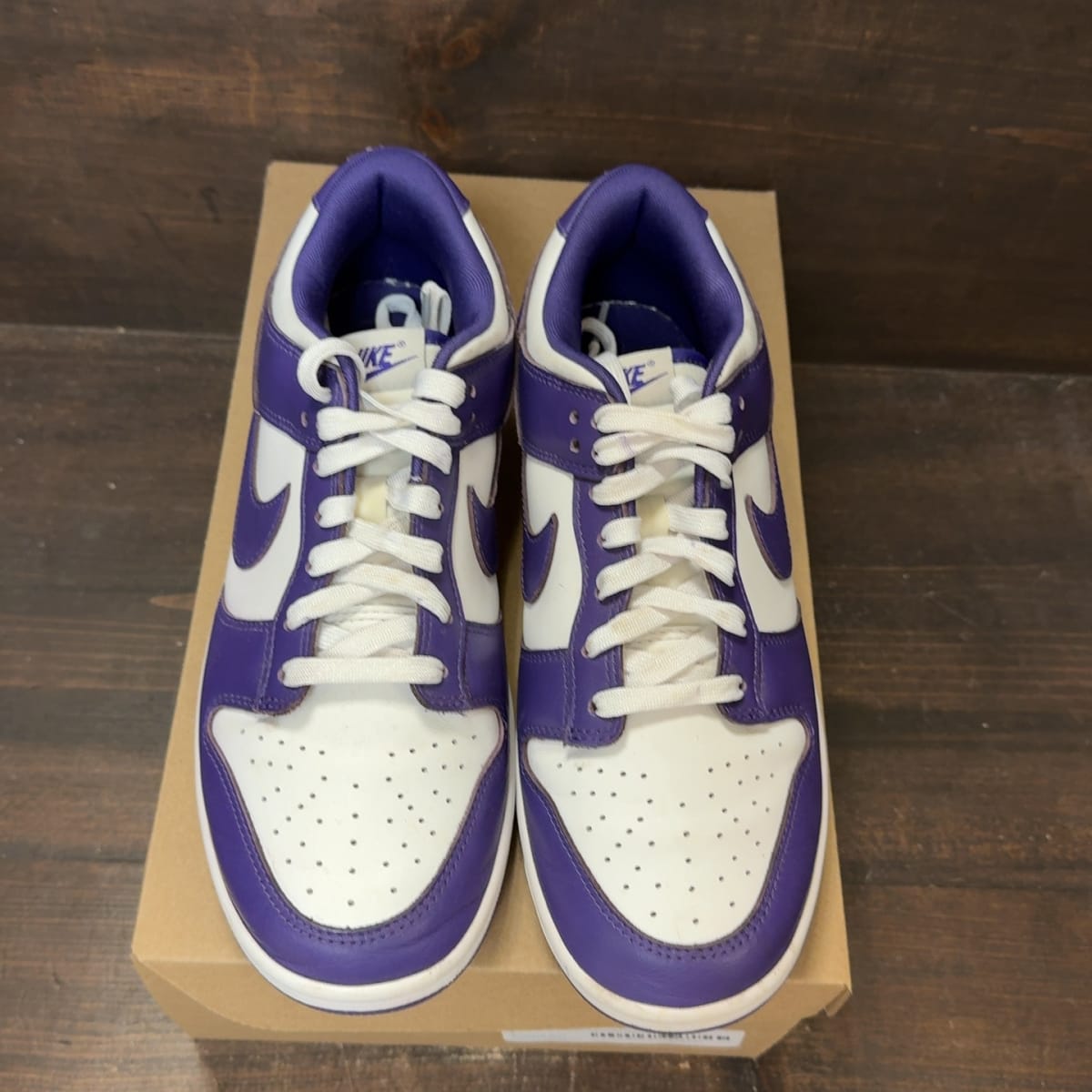 Nike Dunk Low Championship Court Purple Size 9 (Pre-Owned) - tag