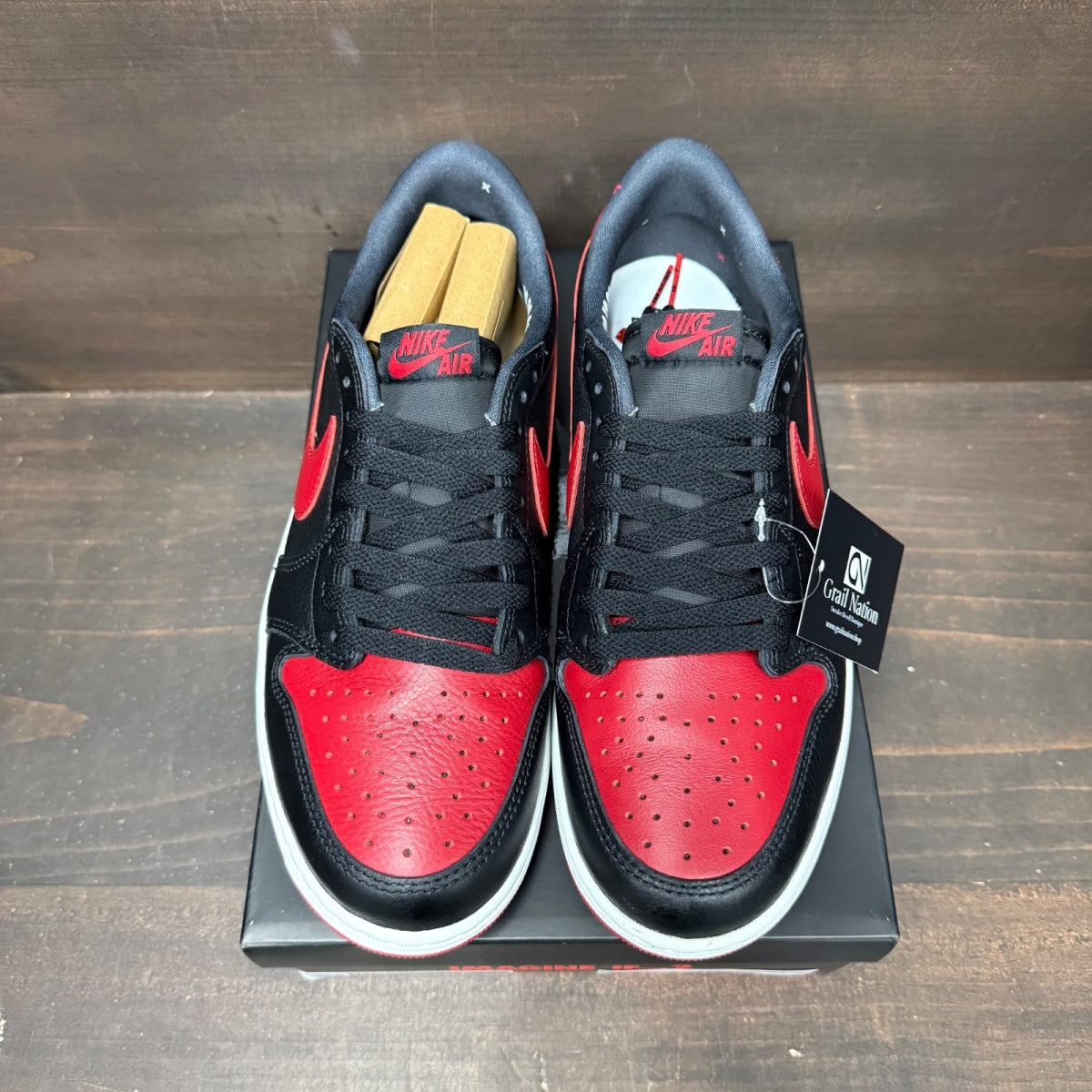 Jordan 1 Retro Low OG Banned Size 10.5 (Pre-Owned) - Image 2