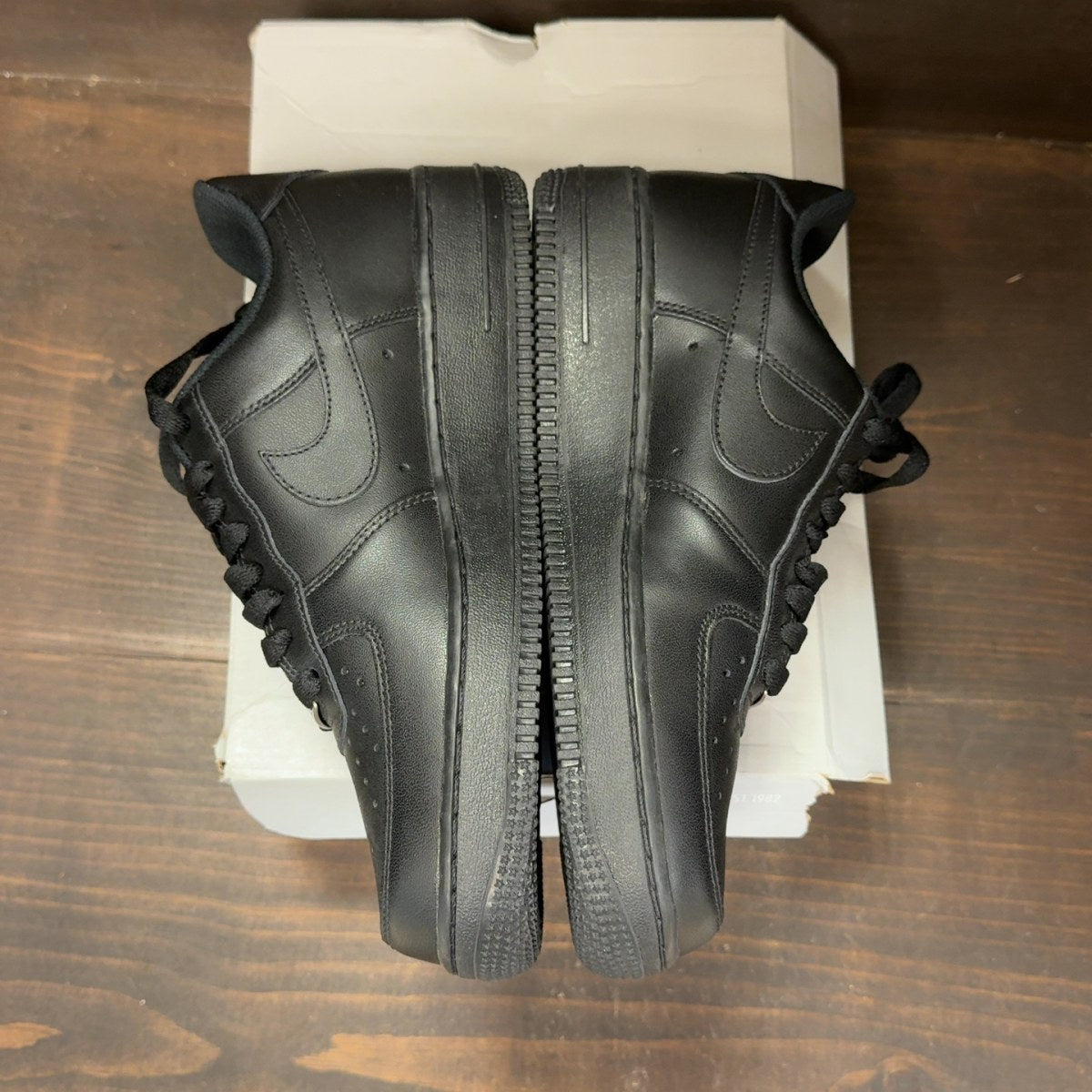 Nike Air Force 1 Low '07 Black Size 7.5 - aux