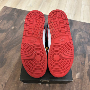 Jordan 1 Mid Gym Red Black White - Image 5