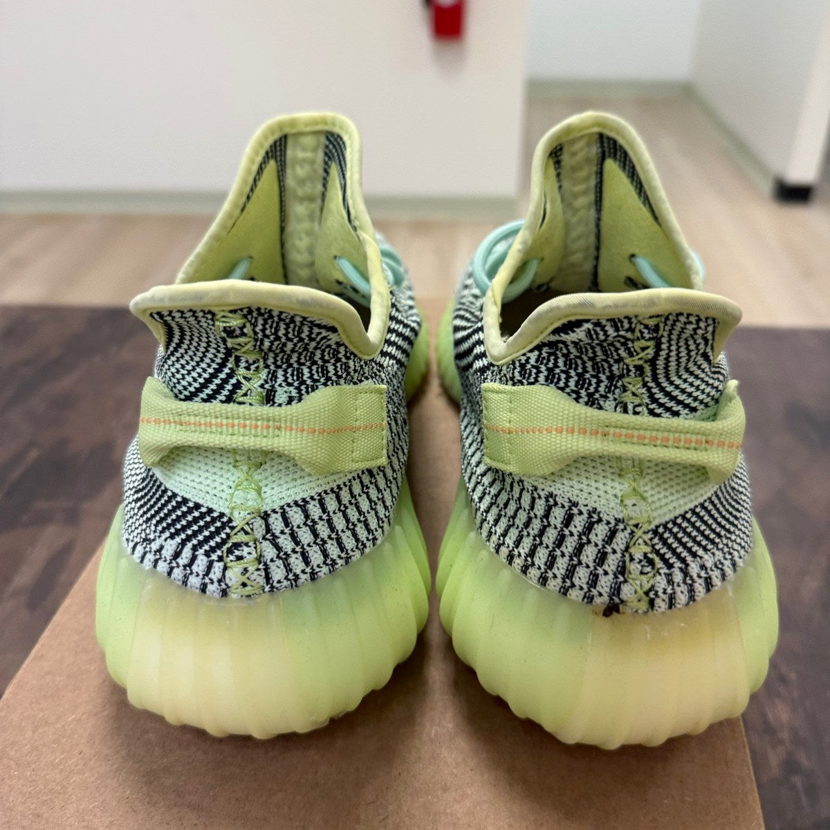 adidas Yeezy Boost 350 V2 Yeezreel (Non-Reflective) Size 12 (Pre-Owned) - Image 3