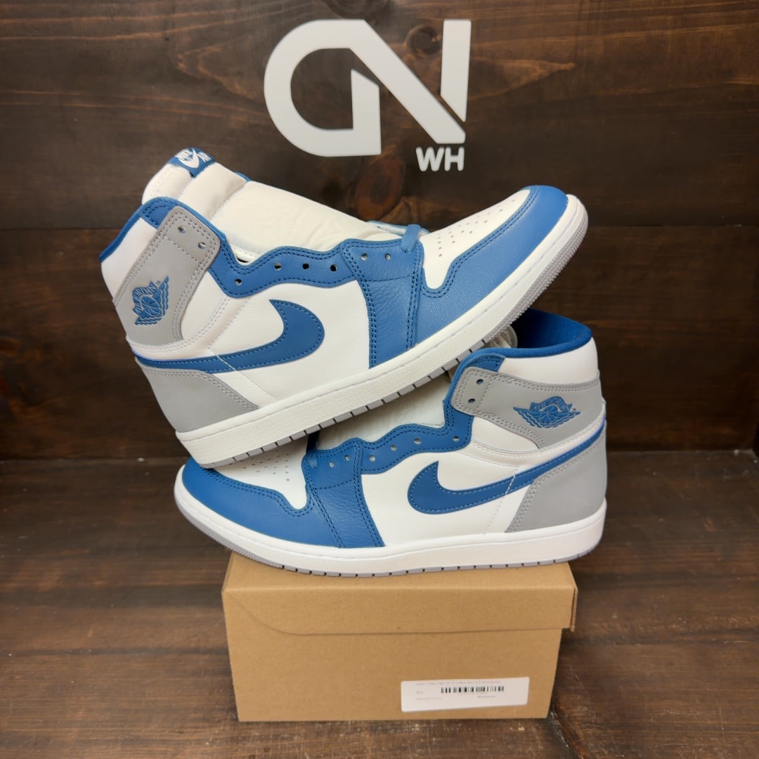Jordan 1 Retro High OG True Blue Size 10.5 (Pre-Owned) - Image 1