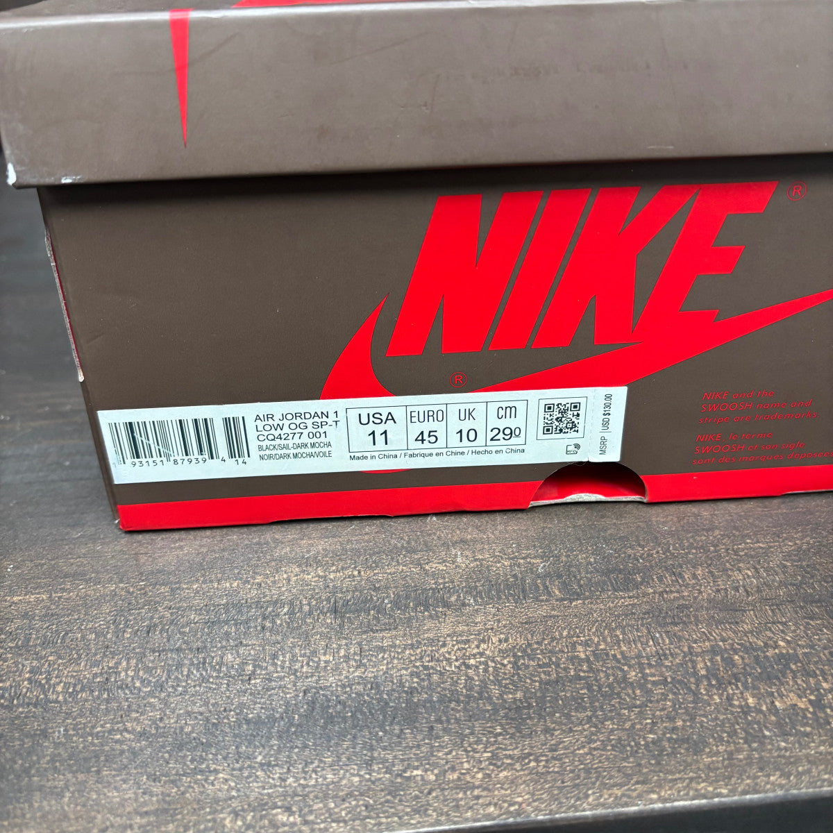 Jordan 1 Retro Low OG SP Travis Scott Mocha - Image 7