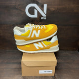New Balance 574 Retro Bright Pack Orange Yellow Size 13 (Pre-Owned) - front