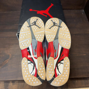 Jordan 8 Retro White True Red (2025) Size 11 (Pre-Owned) - Image 6