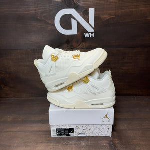Jordan 4 Retro Metallic Gold (Women's) Size 7W (Pre-Owned)
