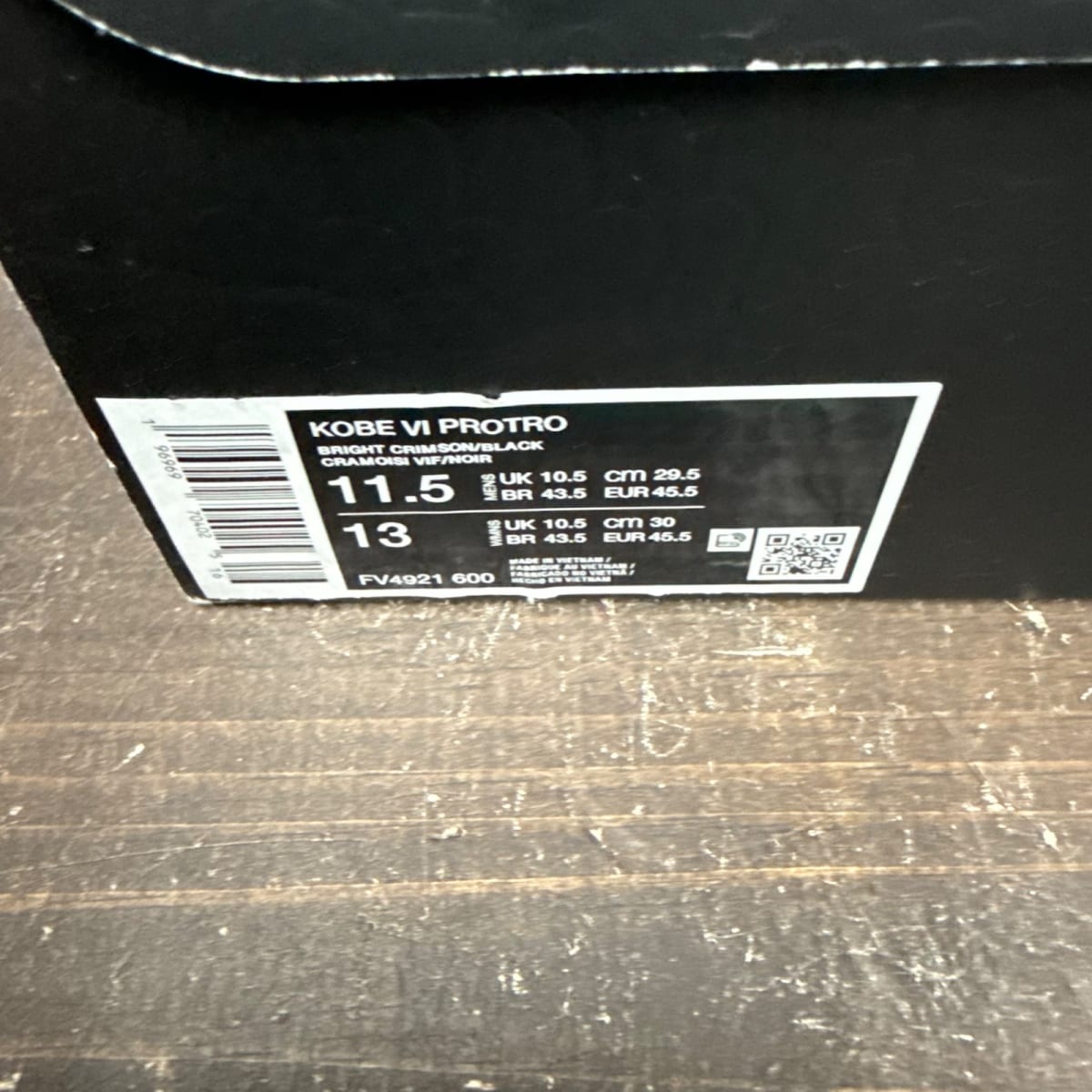 Nike Kobe 6 Protro Reverse Grinch Size 11.5 (Pre-Owned) - aux