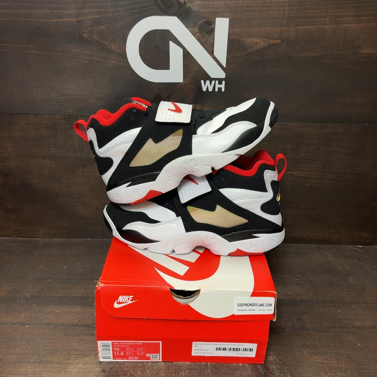 Nike Air Diamond Turf 49ers (2025) Size 10 (Pre-Owned) - front