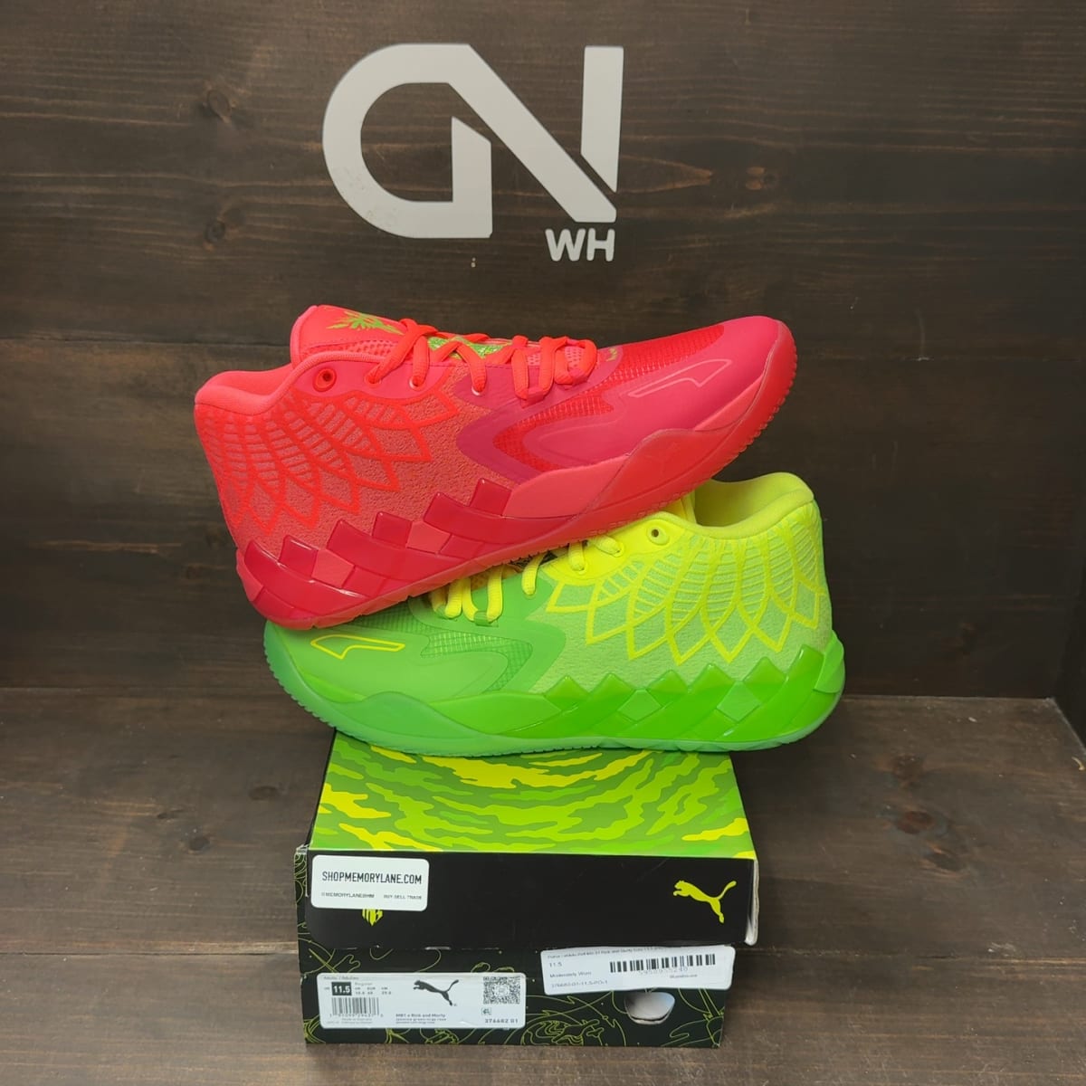 Puma LaMelo Ball MB.01 Rick and Morty Size 11.5 (Pre-Owned) - front