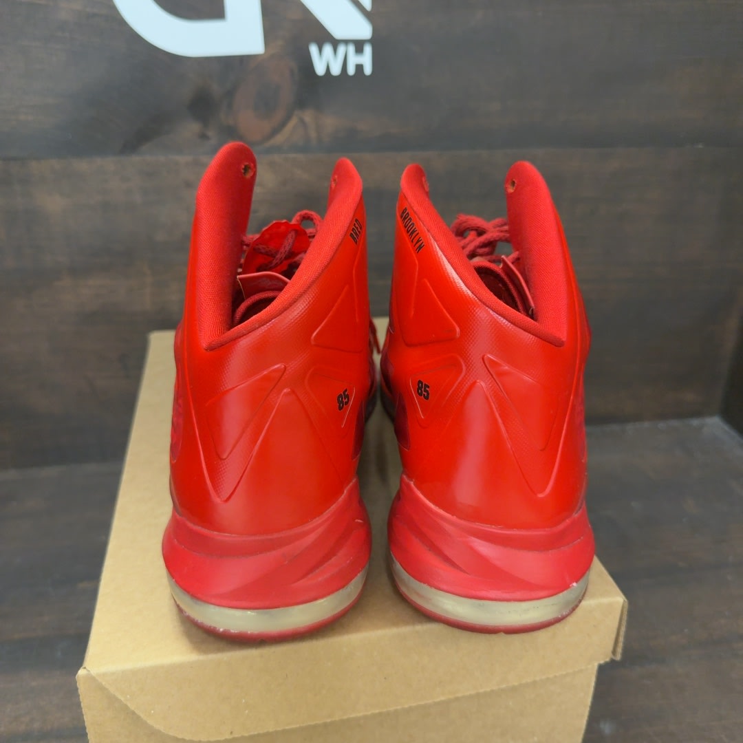 Nike LeBron X RED Nike ID Size 11 (Pre-Owned) - Image 4