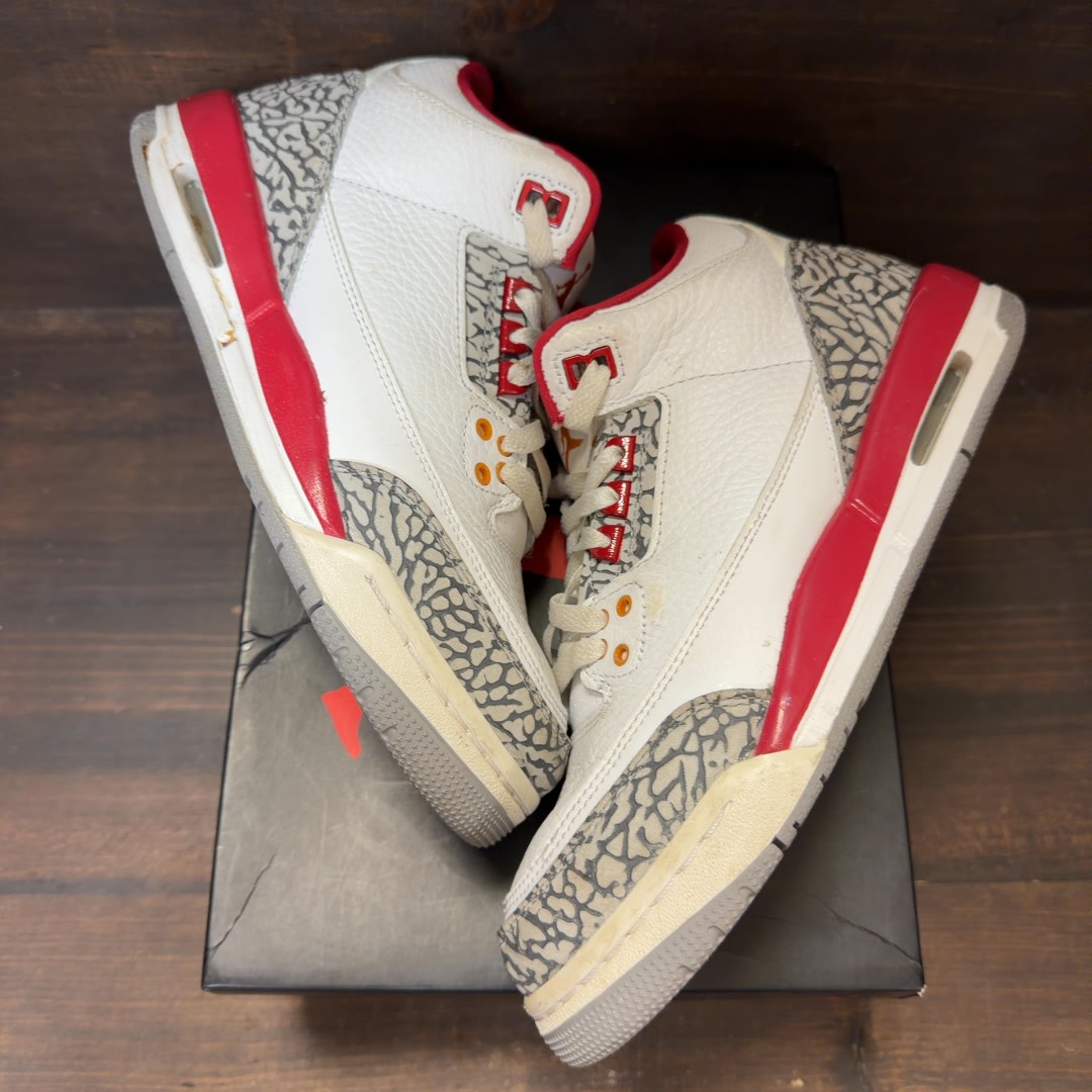 Jordan 3 Retro Cardinal (GS) - Image 2
