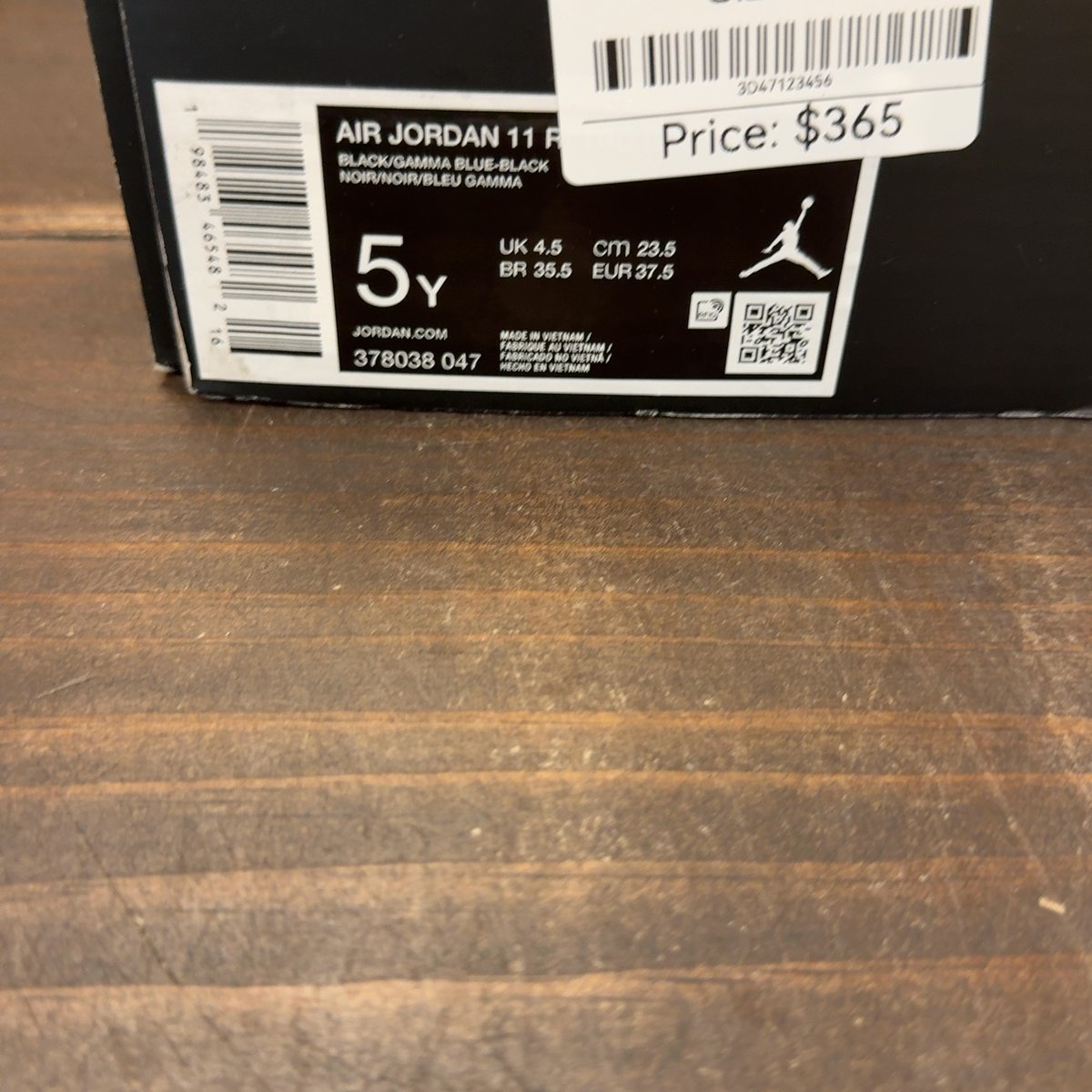 Jordan 11 Retro Gamma Blue (2025) (GS) Size 5Y (Pre-Owned) - aux