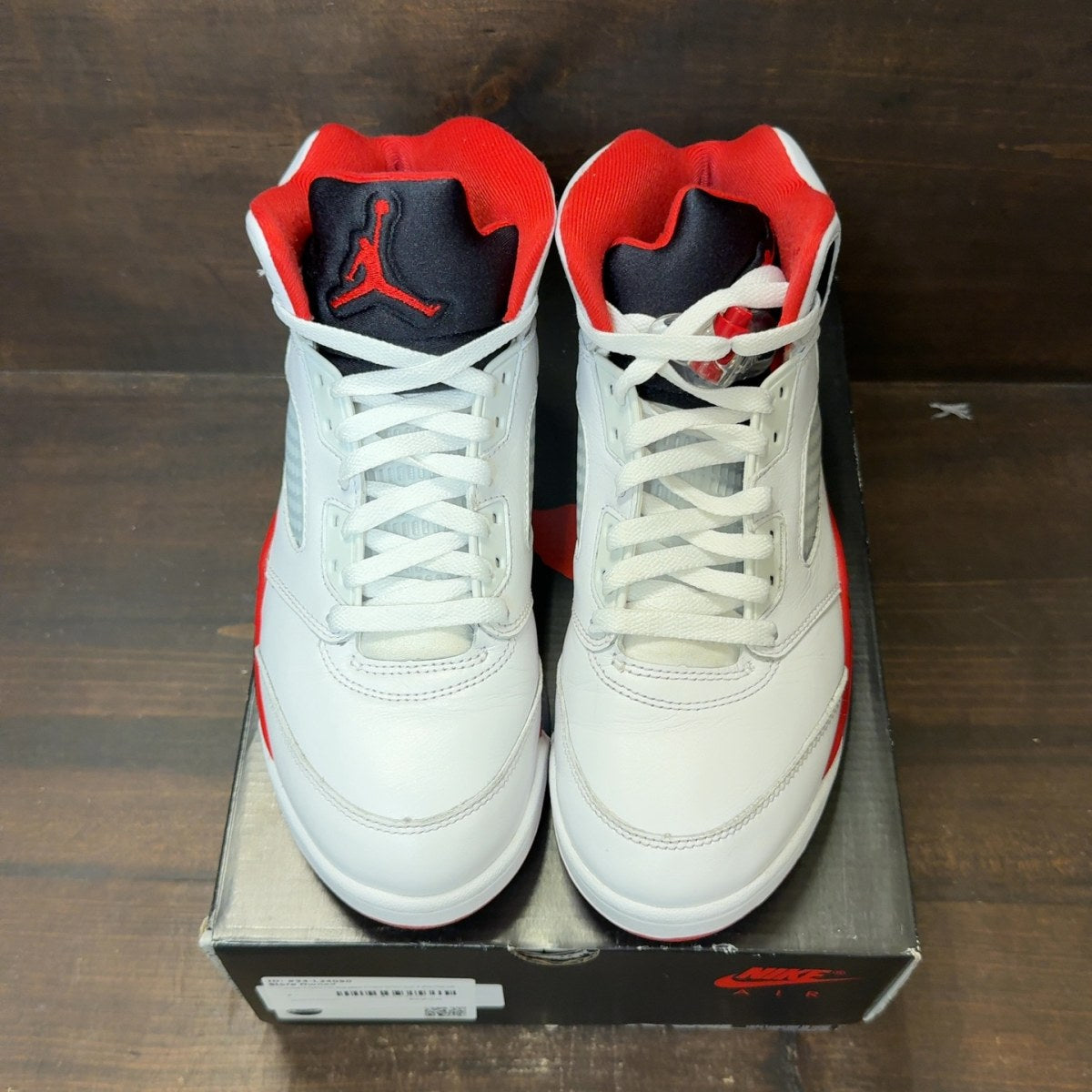 Jordan 5 Retro Fire Red Black Tongue (2025) - Image 3