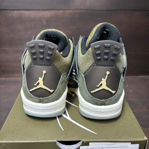 Jordan 4 Retro SE Craft Medium Olive (GS) Size 6.5Y (Pre-Owned) - sole