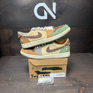 Jordan 1 Retro Low OG Zion Williamson Voodoo Size 11.5 (Pre-Owned) - front