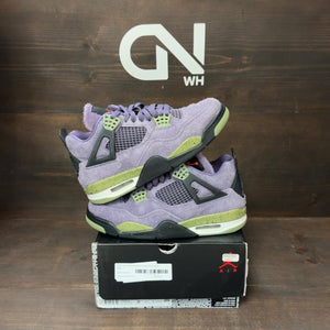 Jordan 4 Retro Canyon Purple (Women's) Size 8.5W (Pre-Owned) - front