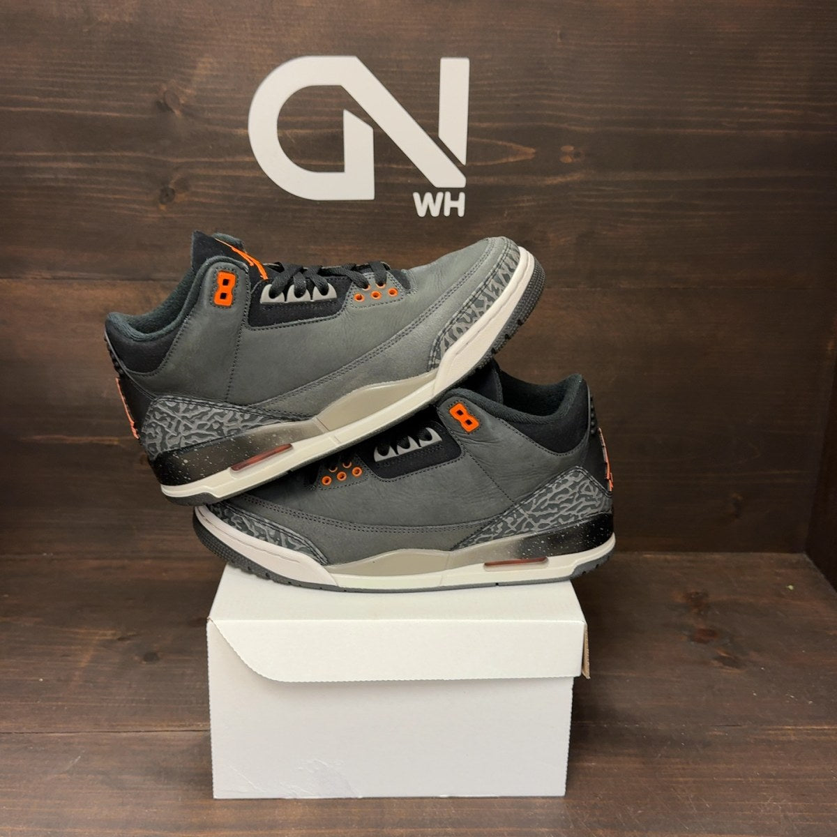 Jordan 3 Retro Fear Pack (2023) Size 8.5 (Pre-Owned) - Image 1