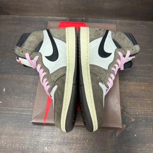 Jordan 1 Retro High OG SP Travis Scott Mocha Size 8.5 (Pre-Owned) - tag