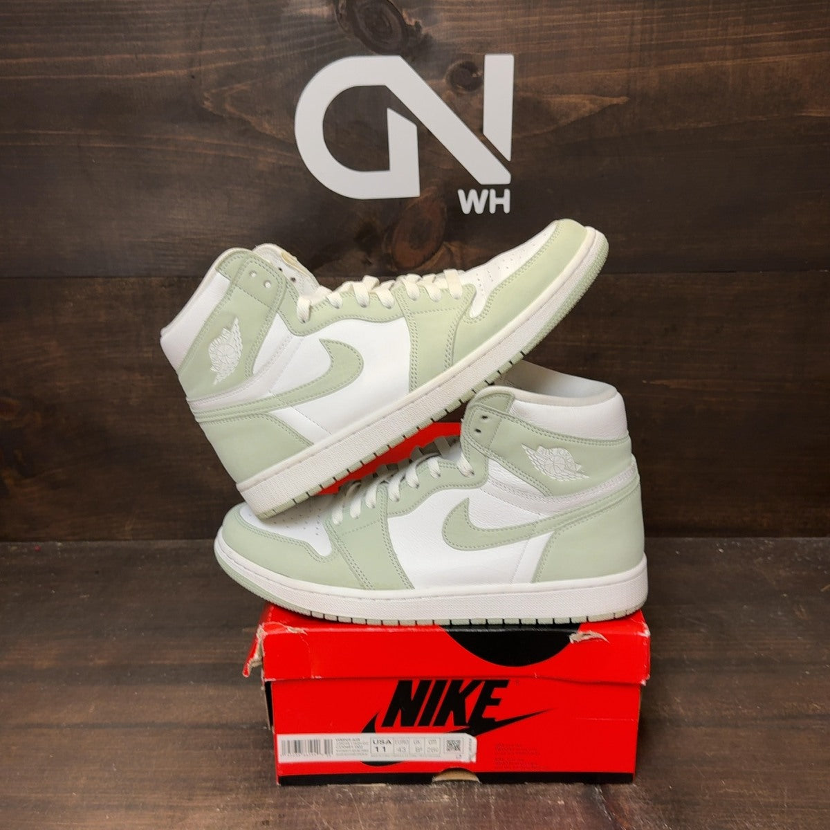 Jordan 1 Retro High OG Seafoam (Women's) Size 11W (Pre-Owned)