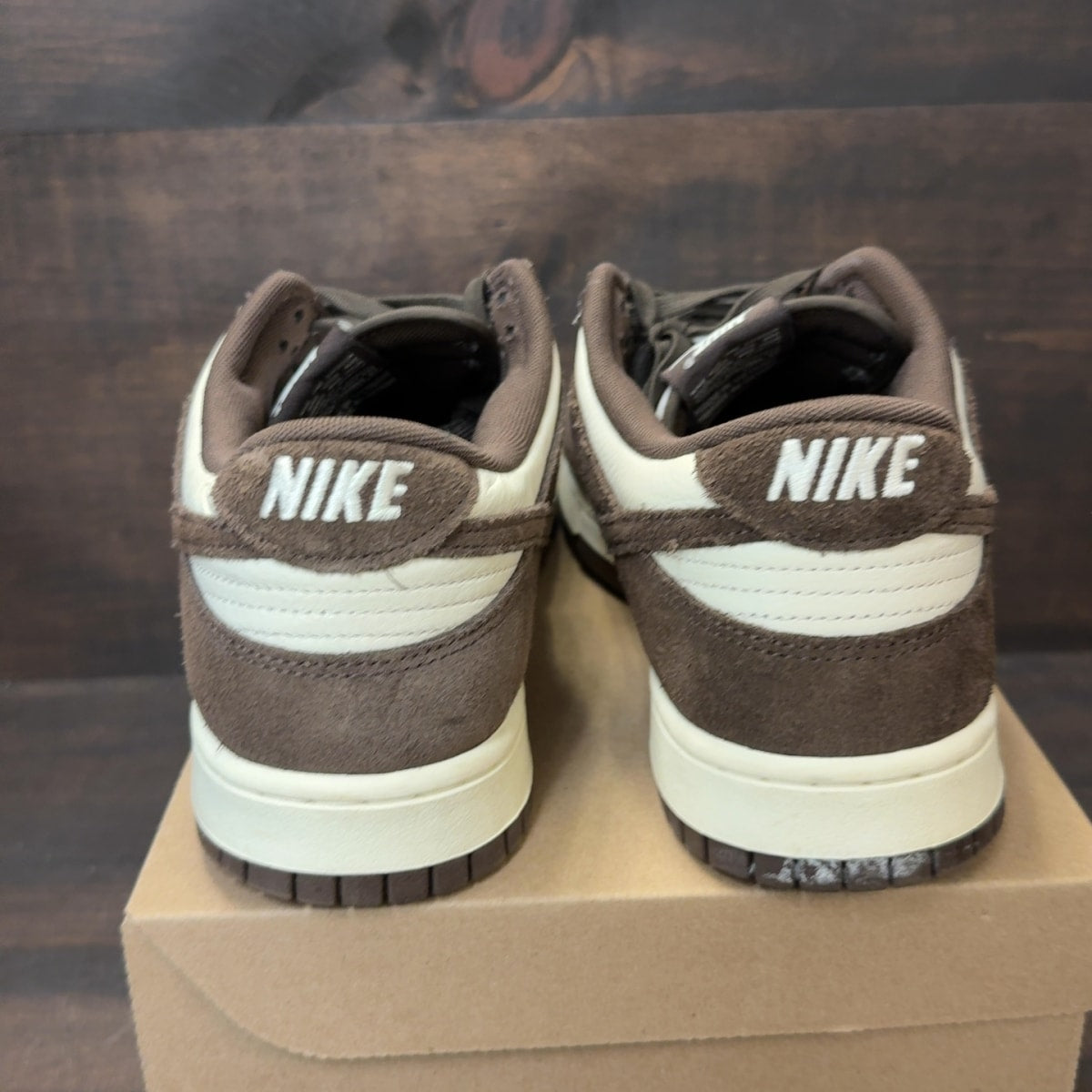 Nike Dunk Low Retro SE Pale Ivory Baroque Brown Size 12.5 (Pre-Owned) - Image 4