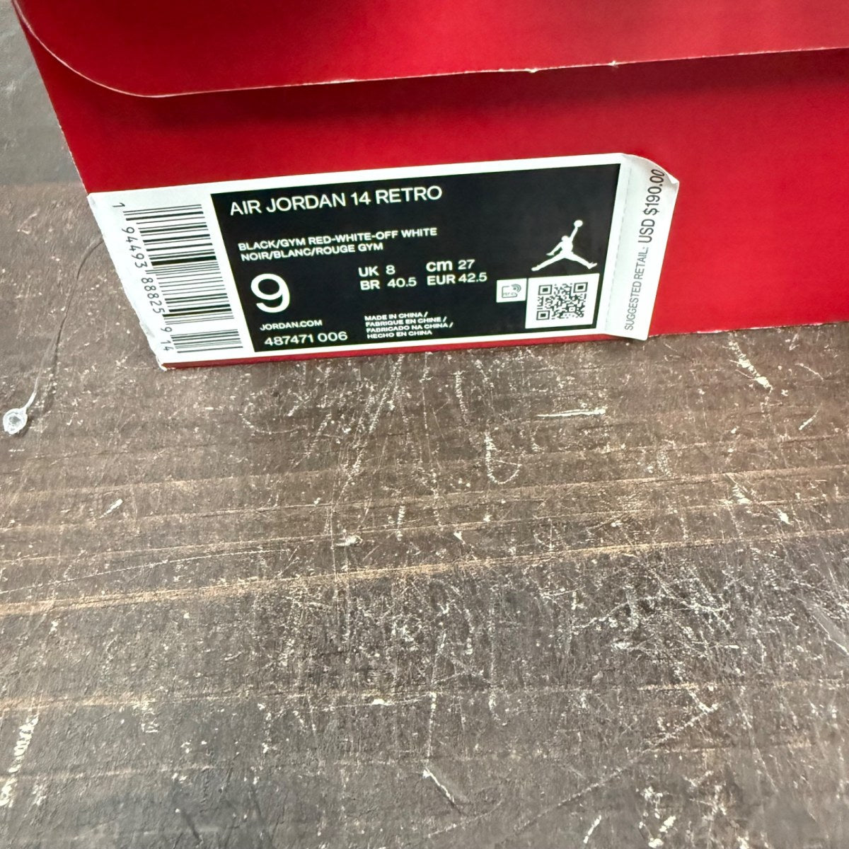 Jordan 14 Retro Gym Red Toro - Image 8