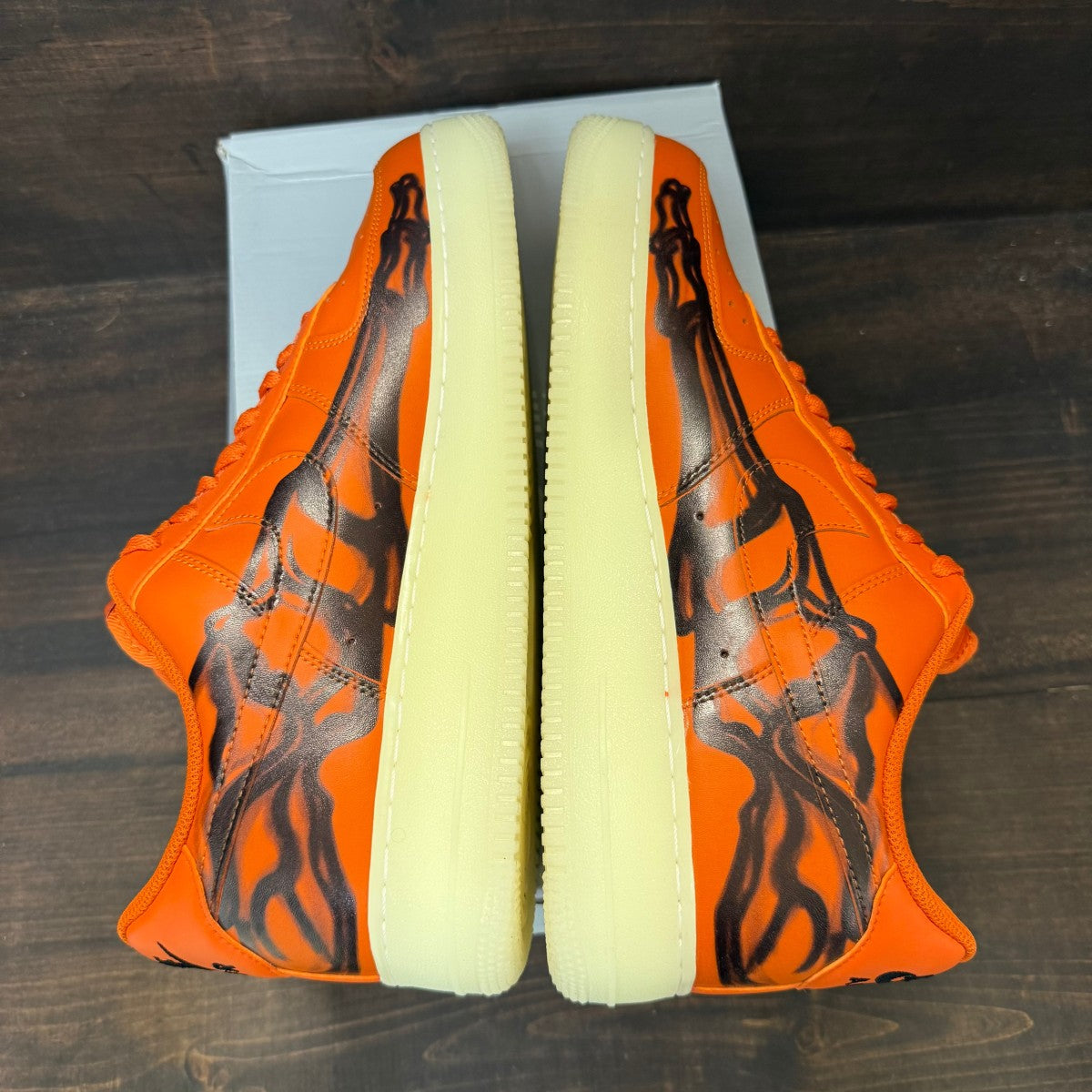 Nike Air Force 1 Low Orange Skeleton Halloween (2020) - Image 5