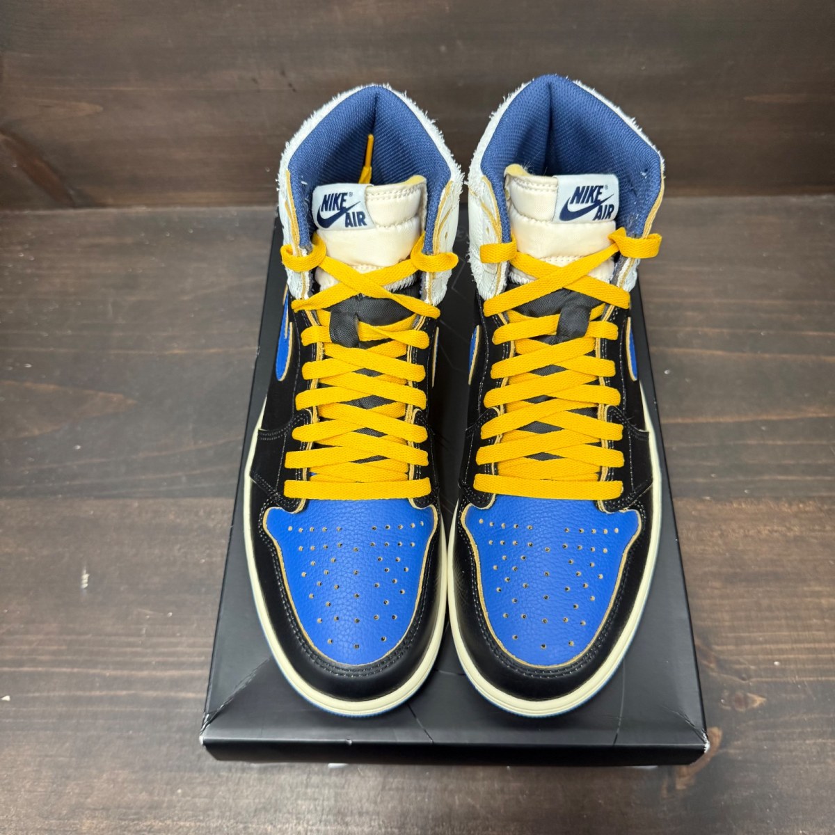 Jordan 1 Retro High OG SP Fragment x Union LA Sport Royal - Image 3
