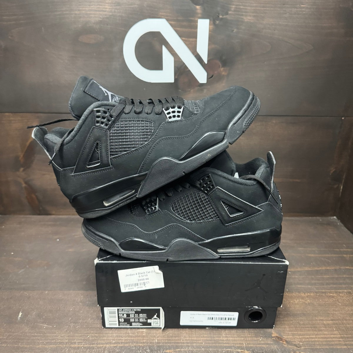 Jordan 4 Retro Black Cat (2020) - Image 1