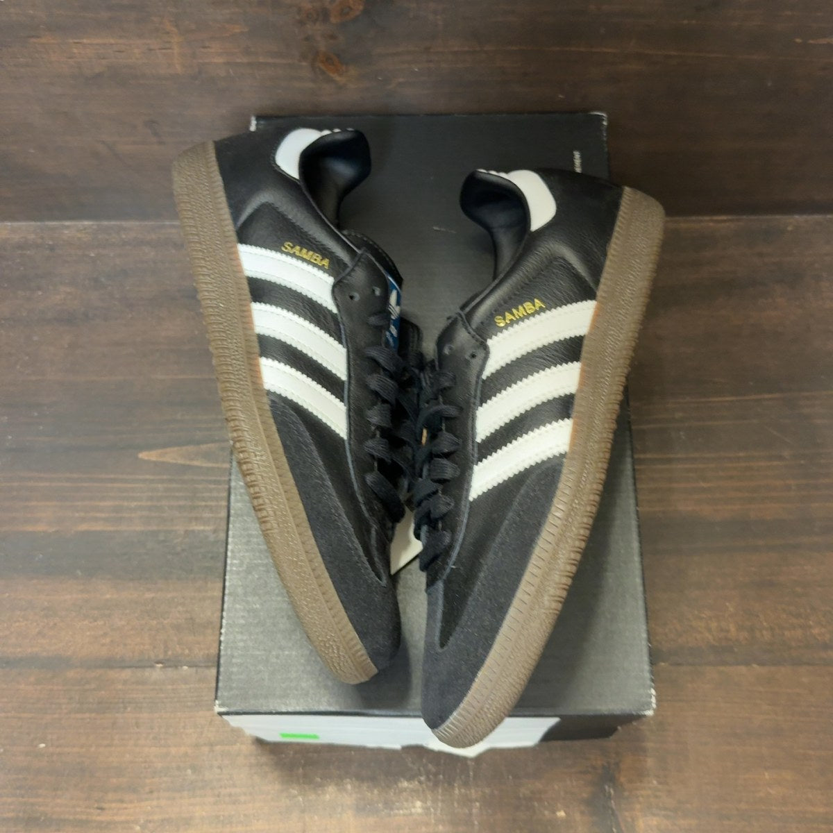 adidas Samba OG Black White Gum (Women's) Size 8W (Pre-Owned) - Image 2