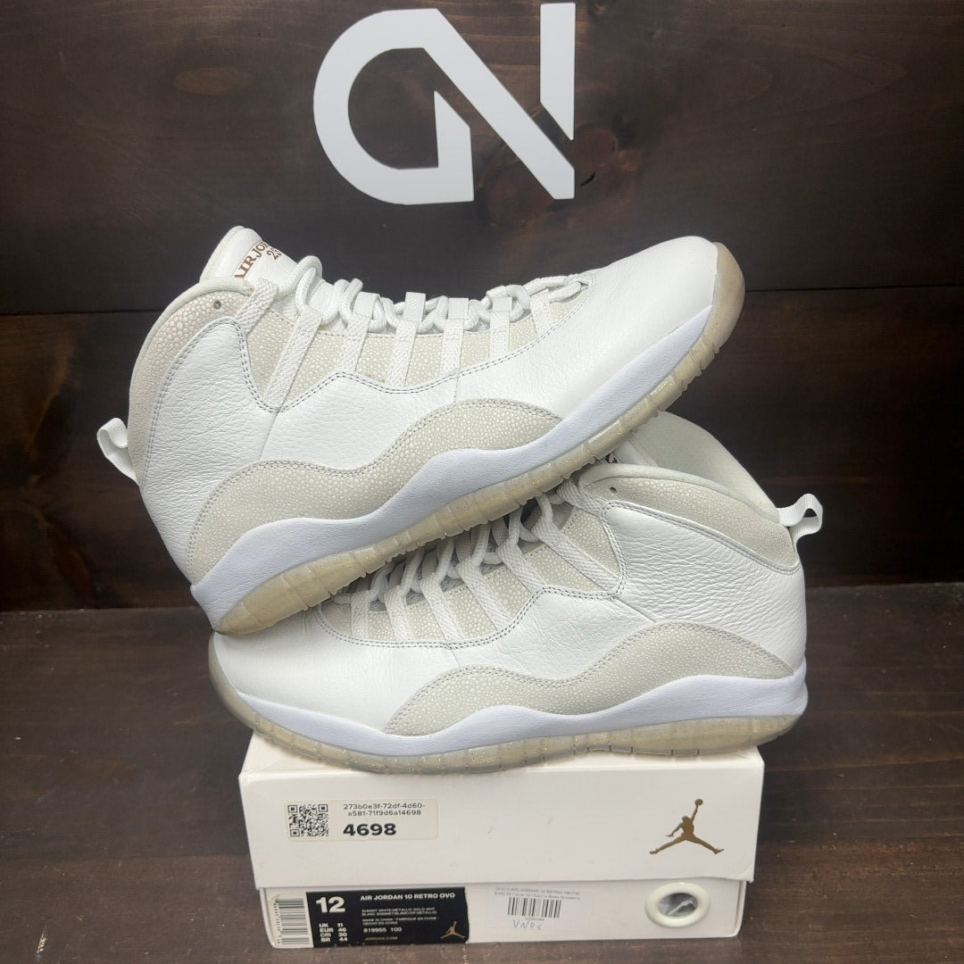 Jordan 10 Retro Drake OVO White Size 12 (Pre-Owned)