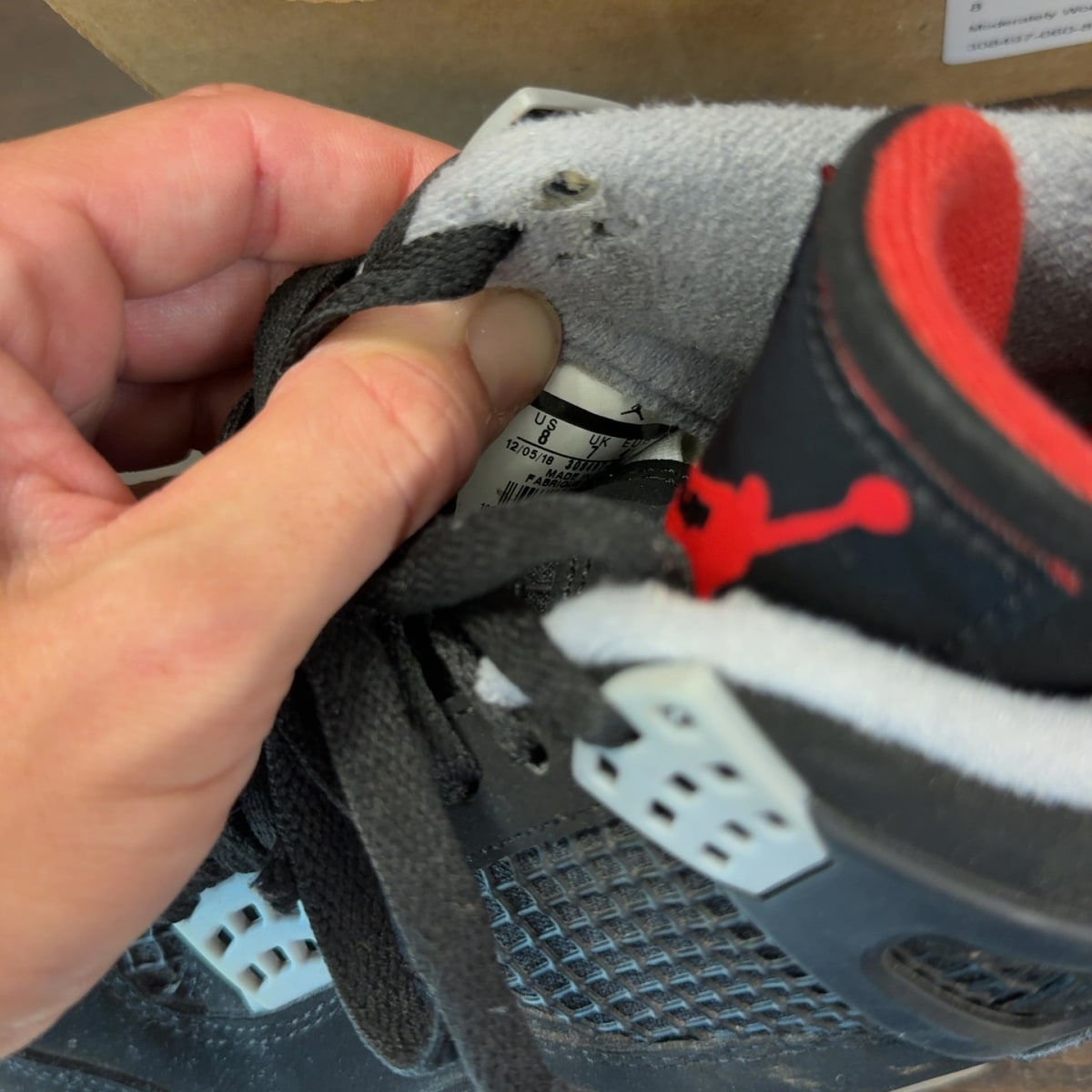 Jordan 4 Retro Bred (2019) Size 8 (Pre-Owned) - Image 7