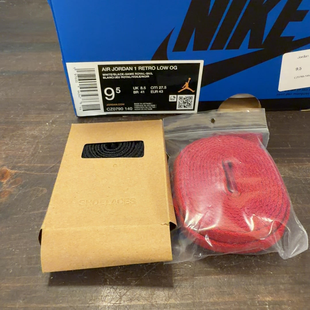 Jordan 1 Retro Low OG Game Royal - Image 8