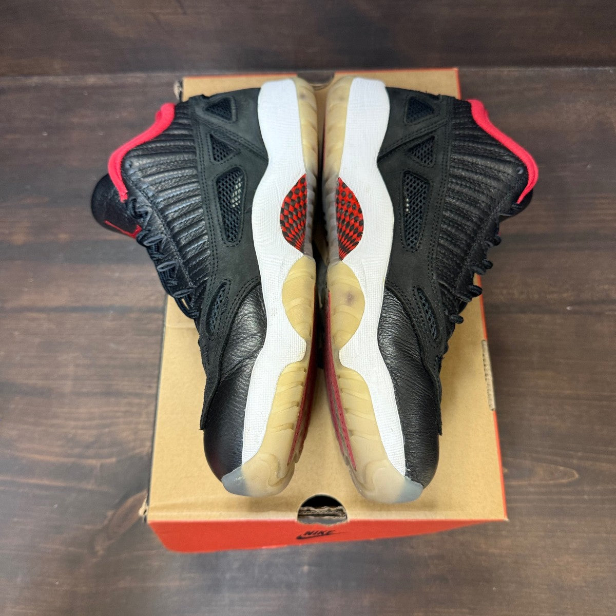 Jordan 11 Retro Low IE Bred (2021) - Image 3