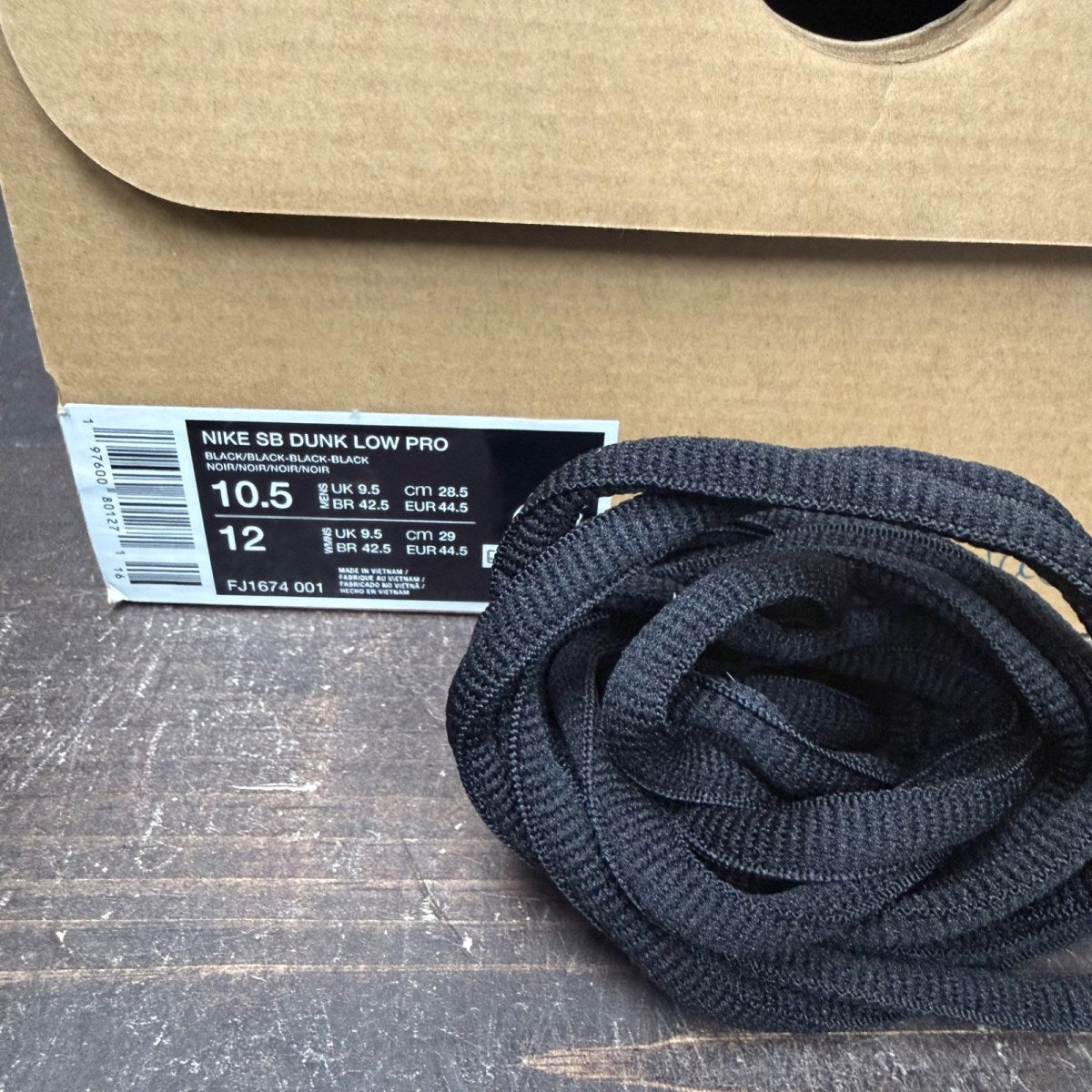 Nike SB Dunk Low Pro Triple Black - Image 8