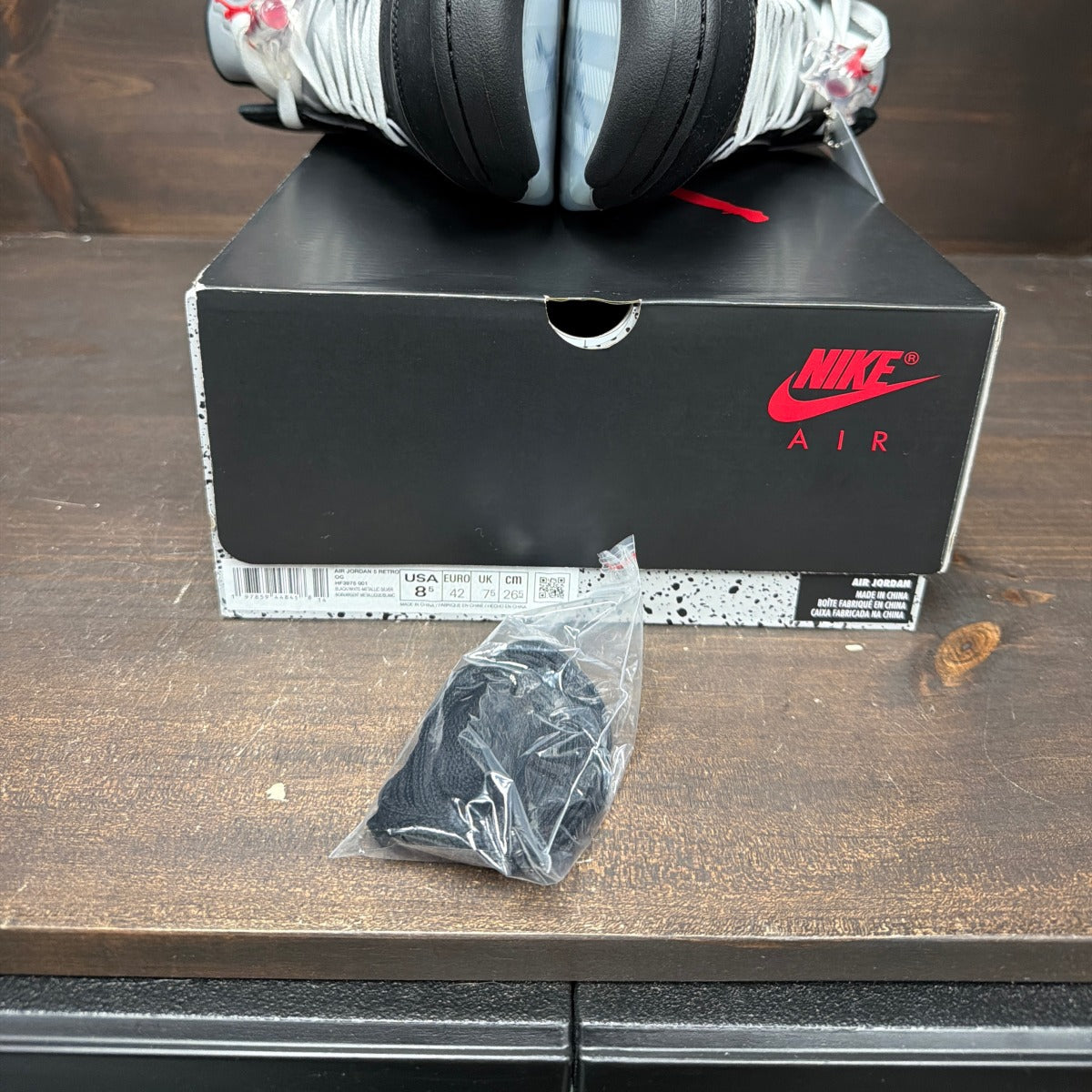 Jordan 5 Retro OG Black Metallic Reimagined - Image 7