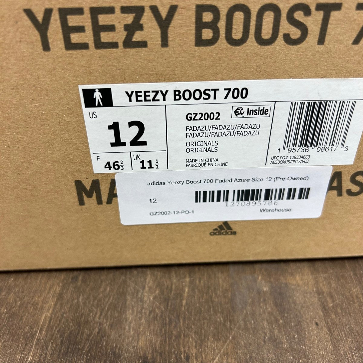 adidas Yeezy Boost 700 Faded Azure - Image 6